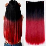 10inch - 20inch No Chemical Synthetic Hair 100% Remy Extensions 18 Inches Mixed Color