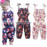 Soft Wear Summer Baby Girls Rompers Kids Floral 100% Cotton Bodysuits thumbnail-1
