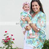 Matching Outfits Mommy & Me Women Boho Style Kimono Oversized Cardigan Family Tassel Beachwear Matching Clothes thumbnail-3