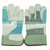 Natural Color WESTERN EUROPE Double Palm Work Gloves Safety Gloves Leather thumbnail-3