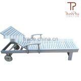 TAMELES - SUN LOUNGER - High Quality Outdoor Furniture - Acacia Wood thumbnail-1