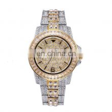 High quality Luxury Waterproof Stainless steel full stones mens iced out Watch