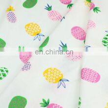 Cartoon Fruit Pineapple Print Children's Environmental Protection Printed Twill Fabric Baby Cover Sunscreen All Cotton Fabric thumbnail-2