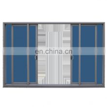 High quality double glazing aluminum veranda sliding door rails french doors exterior