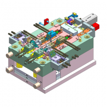 Custom PVC Plastic Mold for Threaded Pipe Fittings Multi Cavity Injection Molding thumbnail-2