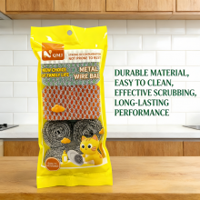 High Quality Kitchen Cleaning Kit Dish Wash Scrub Pad Sponge Stainless Steel Scourer Cleaning Set thumbnail-5