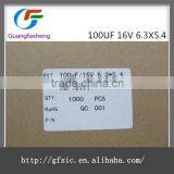 (hot Sale)100UF 16V 6.3X5.4 thumbnail-2