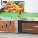 APEX Supermarket Wood Vegetable and Fruit Display Shelves