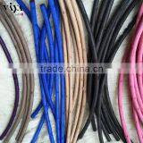 China Factory Wholesale Charm Leather Cord 4mm5mm6mm 100% Real Ostrich Leather Cord With High Quality Standard thumbnail-6