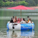 China Manufacturer BBQ Donut boat with electric motor
