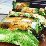 High Quality 100% Cotton Custom 3D Animal Printing Bed Set