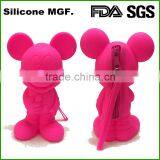 Kawaii Stationery Mickey Mouse Silicone Pen Pencil Holder Case Bags thumbnail-2