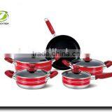 Non-stick & Ceramic Coated Cookware Set Pots and Pans thumbnail-1