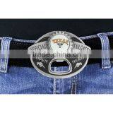 Lead & Nickel Free University Of Texas Longhorns "Official Tailgater" Silver Tone Belt Buckle With Bottle Opener thumbnail-1