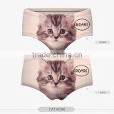 hot panties pug dog cut cat sexy girls tight lingerie stretchy underpanties high quality 3d digital full print custom hot sale