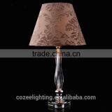 Modern European Hotel Crystal Table Light LED Desk Reaing Lamp With Shade TL033 thumbnail-1