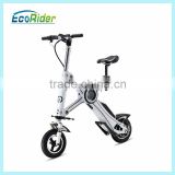 new products 2016 EcoRider lithium battery powered chainless e-bike folding two small wheel mini electric bike