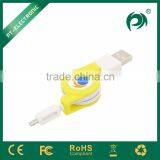 2015 New Product Retractable Colored Micro Usb Cable With Fashionable Design thumbnail-3