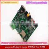 2014 New Products Factory Designed Advertising Media Player PCBA PCB-20