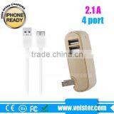 5V 2.1A Mini 4 Usb ac Wall Charger for Samsung thumbnail-4