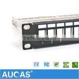24 Port Wall Mounted Shielded Blank Patch Panel