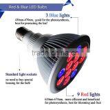 Hydroponic Full Spectrum Par30 9W Red Blue Emiting Color Flower Plant Led Grow Light