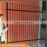 Hot Dipped Galvanized and Powder Coated Black Metal Fencing (Tread Assurance)