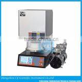 PID control touch panel vacuum porcelain muffle furnace with pump