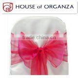 Affordable Wedding Organza Chair Sashes thumbnail-1