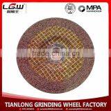 447 China Golden Supplier LG.W 115*6*22 T27 DEPRESSED CENTER GRINDING WHEEL thumbnail-4