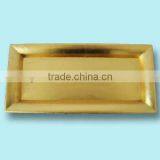 Plastic Gold Foil Serving Tray