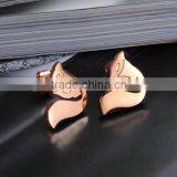 Express In Spanish Stainless Steel Rose Gold Dog Earrings thumbnail-4