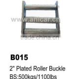 B015 2" Plated Roller Buckle for race car