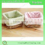 Wicker Baskets With Fabric Lining for Girl thumbnail-2