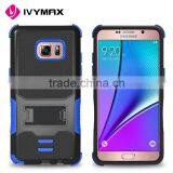 2016 China Supplier Colorful Silicone Mobile Phone Case Free Samples Rugged Armor Case for Samsung Note 7