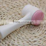 Newly Skin Care Two Sides Silica Gel Add Bristles Face Brush Massage for Women&men Supplier's Choice thumbnail-4