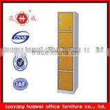 Colorful and fashion 4-tier door steel furniture,steel locker,KD structure