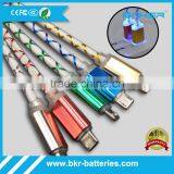 2A Big Current LED Flash Lights Charging Cable for Android Smartphones thumbnail-2