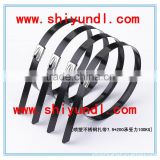SS304 High quality Plastic Covered Stainless Steel Cable Ties