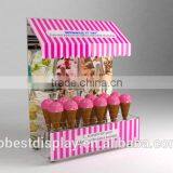 10 Holes Clear Acrylic Ice Cream Cone Display Case,ice Cream Cone Holder,ice Cream Cone Display Stand