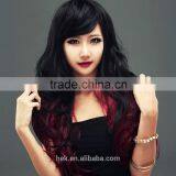 High Quality Hand Tied Machine Made Synthetic Fiber Women's Wig thumbnail-1