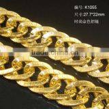 Hot Selling Fashion Custom Metal Chain With Brass/shining Gold Chain