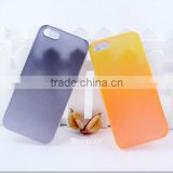 ultra slim rainbow pattern plastic cover for apple iphone 5