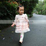 Hand Made Flower Ball Gown Baby Girl Birthday Party Christmas Dresses Children Girl Party Dresses Flower Girl thumbnail-3