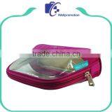 Customized Zipper Transparent PVC Cosmetic Bag for Travelling thumbnail-3
