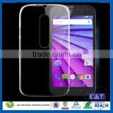 C&T Fashion Clear Soft Flexible Tpu Protective Case for Moto x Play