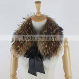 Custom Made Accept Raccoon Fur Collar for Luxurious Ladies