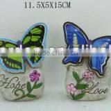 Cement Butterfly Garden Stone