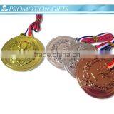 Factory Price Embossed Logo Round Shape Metal Medal