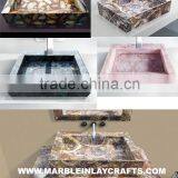Natural Gemstone Stones Wash Basin For Kitchen and Bathroom